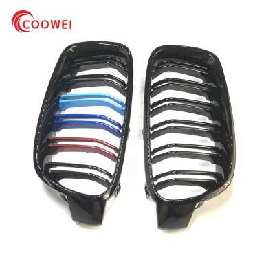 ABS M 3 Three color F30 M3 style car mesh grill FOR B MW F30