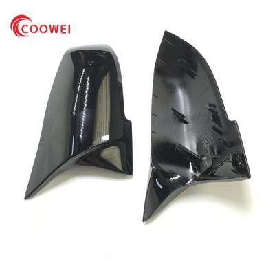 For BM W F20 F21 F22 F23 F30 F31 F32 F33 F36 M3 M4 Look ABS Black Rear View Side Mirror Cover