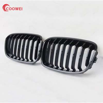 Gloss Black Front Grilles For BMW 1 Series pre-LCI F20 2011-2014 116i 118i