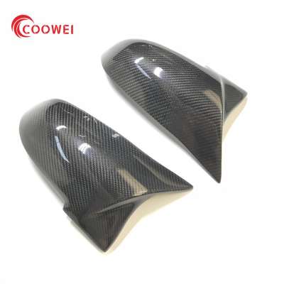 For BM W F20 F21 F22 F23 F30 F31 F32 F33 F36 M3 M4 Look Carbon Fiber Rear View Side Mirror Cover