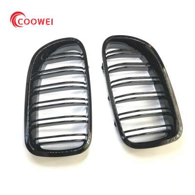 For BMW F10 5 Series 520i 523i 525i 530i 535i 2010+ Glossy Black Dual Slat M5 Style Front Kidney Grille Grill Wholesale